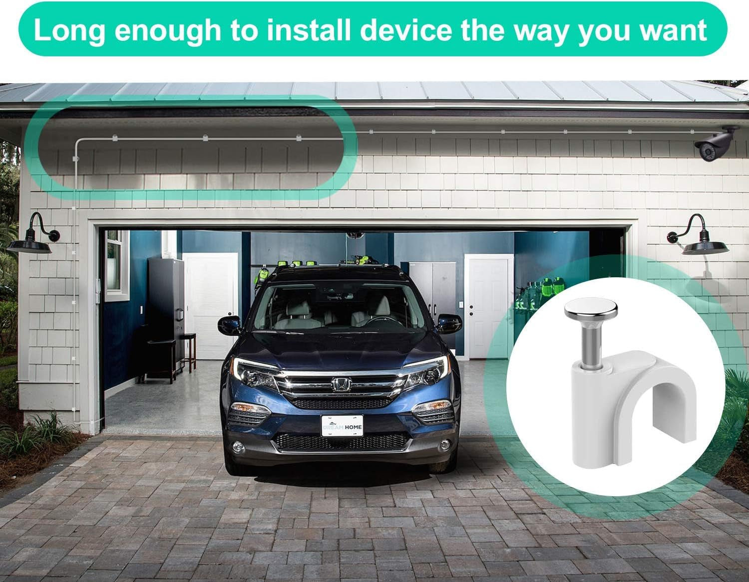 Micro USB Extension Cable 20Ft(2Pack),Micro USB Cable Charging Power Cord Flat Long for Security Camera Wyze Cam V4 V3,OG,V3 Pro,Blink Outdoor 3Rd Gen,Xt,Mini,Ring Stick up Cam